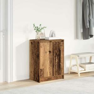 VidaXL antik fa színű szerelt fa cipőszekrény 57x34x76 cm