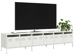 VidaXL fehér hidegen hengerelt acél TV-szekrény 202 x 39 x 43,5 cm