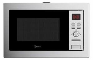 Midea MW20DIX Beépíthető mikrohullámú sütő, 20L, 800E, 5 fokozat, Szürke
