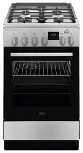 AEG CKB56490BM Kombinált tűzhely, 58L, 4 főzőzóna, SteamBake, SteamBake, A energiaosztály