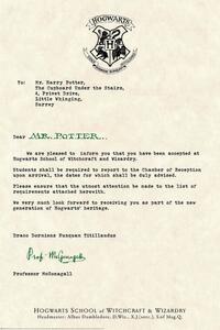 Művészi plakát Harry Potter - Acceptance Letter