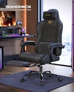 Gamer szék, Nerone, fekete, 70x70x133 cm
