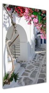 Üvegkép falra Görög falu