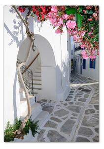 Üvegkép falra Görög falu