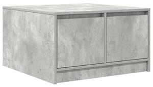 VidaXL betonszürke dohányzóasztal fiókokkal 70,5x70x40 cm