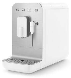 Smeg 50's Style BCC12WHMEU matt fehér automata darálós kávéfőző tejhabosítóval