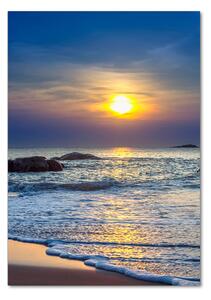 Üvegfotó Sunset beach