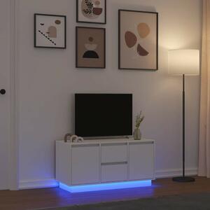 VidaXL fehér TV-szekrény LED-lámpákkal 100x41x50 cm