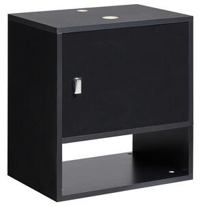 Fali mosdószekrény LIMERIA 45 cm Fekete