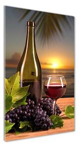 Photo kép üveg Szőlő és bor