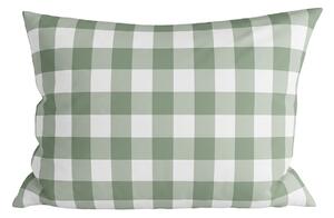 Mikroszálas párnahuzat COUNTRY CHECK 70x90 cm, zöld-szürke