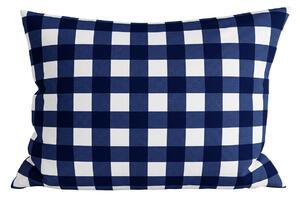 Mikroszálas párnahuzat NAVY GINGHAM 70x90 cm, kék-fehér
