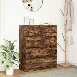 VidaXL füstös tölgy színű szerelt fa tálalószekrény 80x35x99 cm
