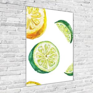 Üvegfotó Limes, citrom