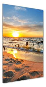 Üvegfotó Sunset tengeren
