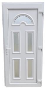 Remy-LN- Műanyag bejárati ajtó / fehér / 100x210 /
