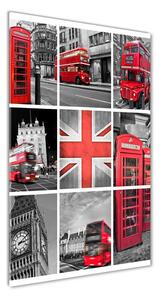 Üvegkép falra Collage london