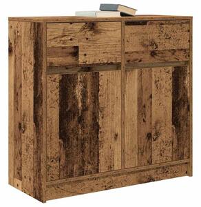 VidaXL antik fa szerelt fa tálalószekrény fiókos 80x34x76 cm