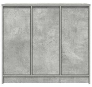 VidaXL betonszürke szerelt fa tálalószekrény 85x34x76 cm