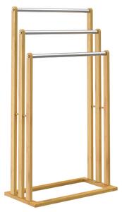 Casaria® Bambusz törölközőtartó