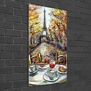 Üvegkép falra Reggeli párizsban