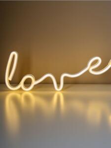 Sinsay - LED neon lámpa "Love" felirattal - fehér