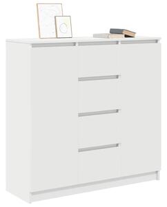 VidaXL fehér szerelt fa tálalószekrény fiókos 100,5x35x98,5 cm