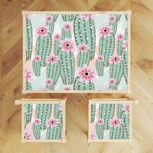 IKEA LATT bútormatrica - rózsaszín kaktuszok