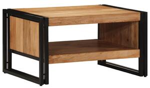 VidaXL tömör akácfa dohányzóasztal 70x50x38 cm