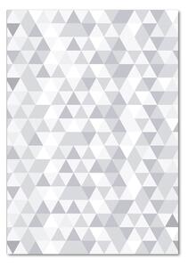 Üvegkép nyomtatás Szürke háromszög