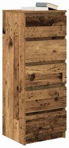 VidaXL antik fa szerelt fa tálalószekrény fiókos 37,5x35x99 cm
