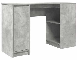 VidaXL betonszürke forgácslap íróasztal 120x42x76 cm
