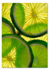 Üvegfotó Lime szeletek