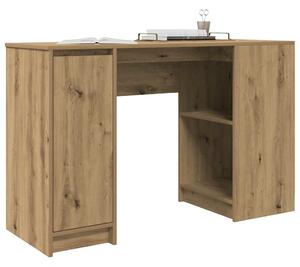 VidaXL kézműves tölgy színű szerelt fa íróasztal 120x42x76 cm