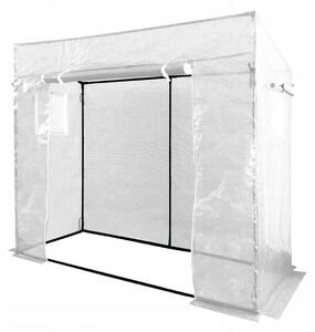 Kerti fóliasátor paradicsomtermesztéshez, 200 x 77 x 168/146 cm