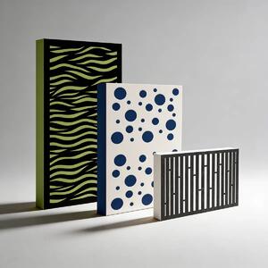 Varnour diffúzor előlapos akusztikus panel - 54x64x6cm