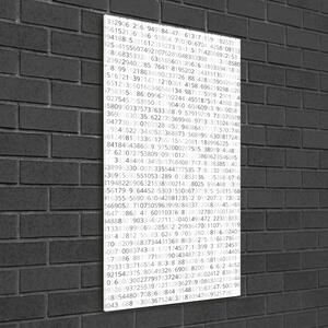 Üvegkép nyomtatás Bináris kód