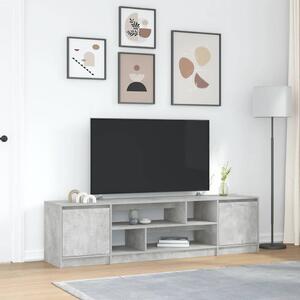 VidaXL betonszürke szerelt fa TV-szekrény 188,5x41x50 cm