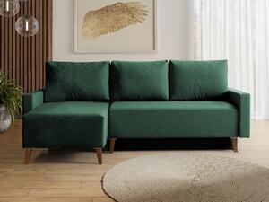 Sarokkanapé Delbene 130, Kárpit, 90x225x140cm