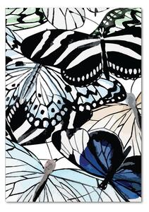 Üvegkép Pillangók