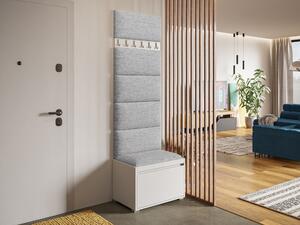 Előszoba garnitúra Comfivo Pinus V, 207x65x34cm, Kárpit, Laminált forgácslap
