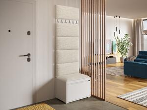 Előszoba garnitúra Comfivo Pinus V, 207x65x34cm, Kárpit, Laminált forgácslap