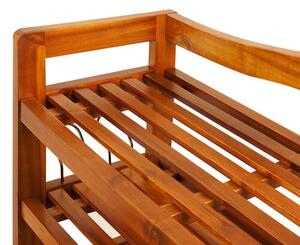 Casaria® Akácfa cipőtartó állvány - 3 szintes