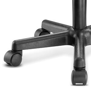 Casaria® Gurulós puff - fekete
