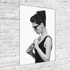 Üvegkép falra Nő szemüveg
