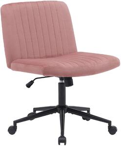 Kingman szövet irodai forgószék pink-fekete 325354