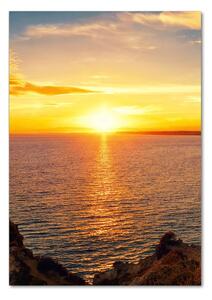 Üvegkép nyomtatás Sunset tengeren