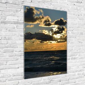 Üvegkép nyomtatás Sunset tengeren