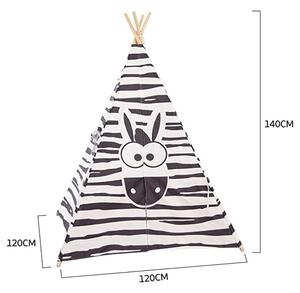 Zebra mintás gyerek sátor FB0066