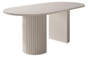 Asztal Comfivo Ulma, 75x90cm, Bézs, Világos Travertine